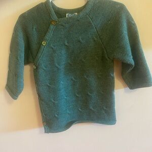 Reiff Teal Wool Kids Sweater